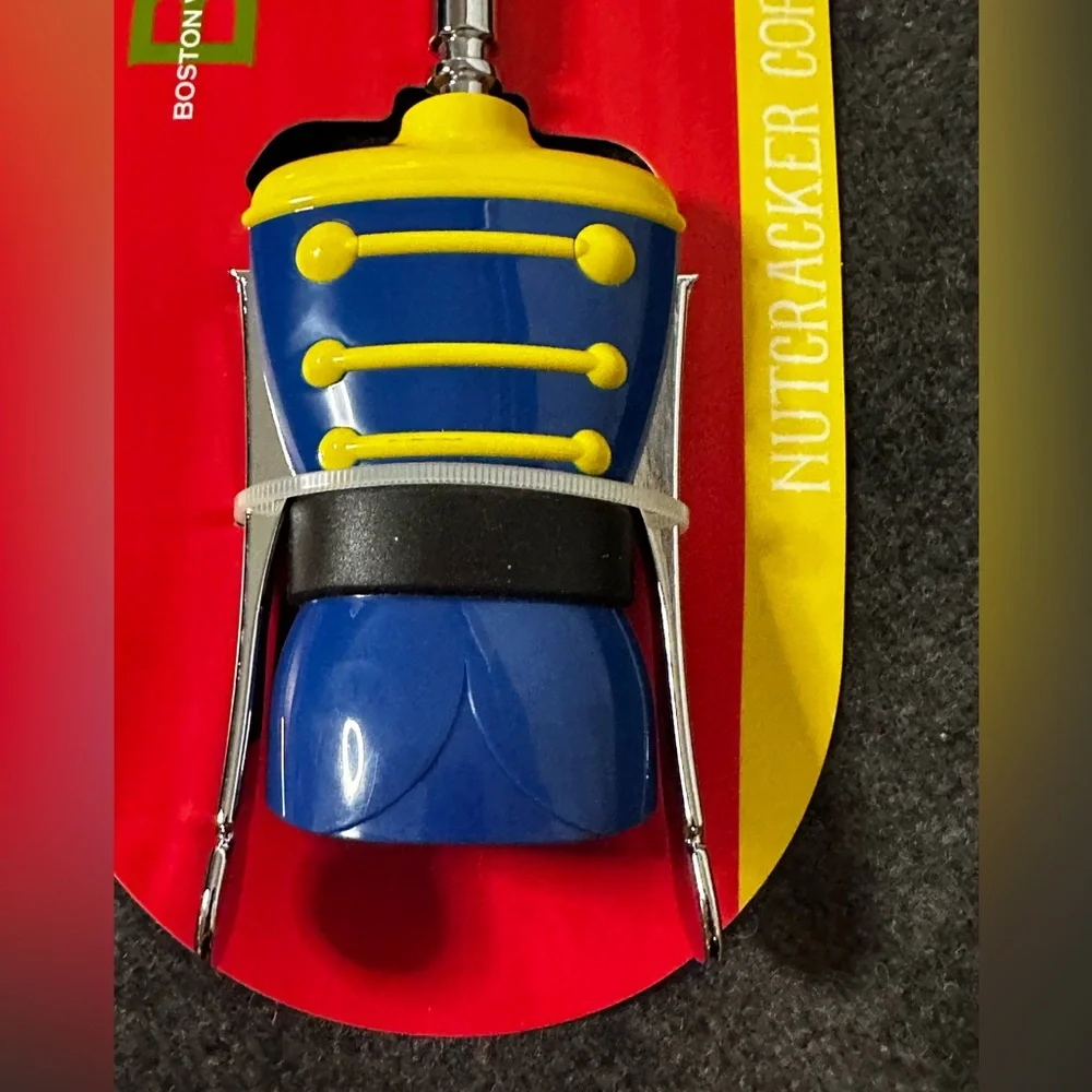 New Boston Warehouse Nutcracker Corkscrew Wine Opener Blue Yellow
